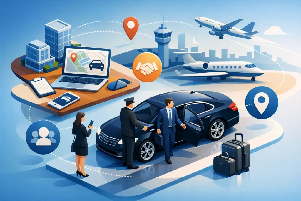 How Corporate Transfer Bookings Work for Executive Travel